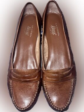 G.H. Bass & Co. Brown Leather Penny Loafers